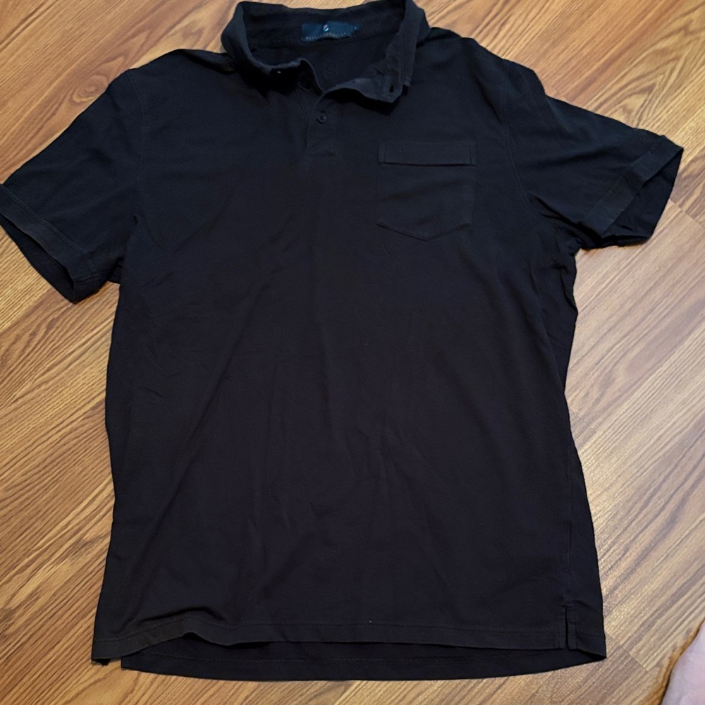 Elegant Black Polo Shirt for Men